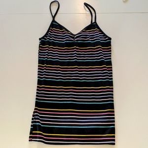 No Boundaries Striped Tank Top
